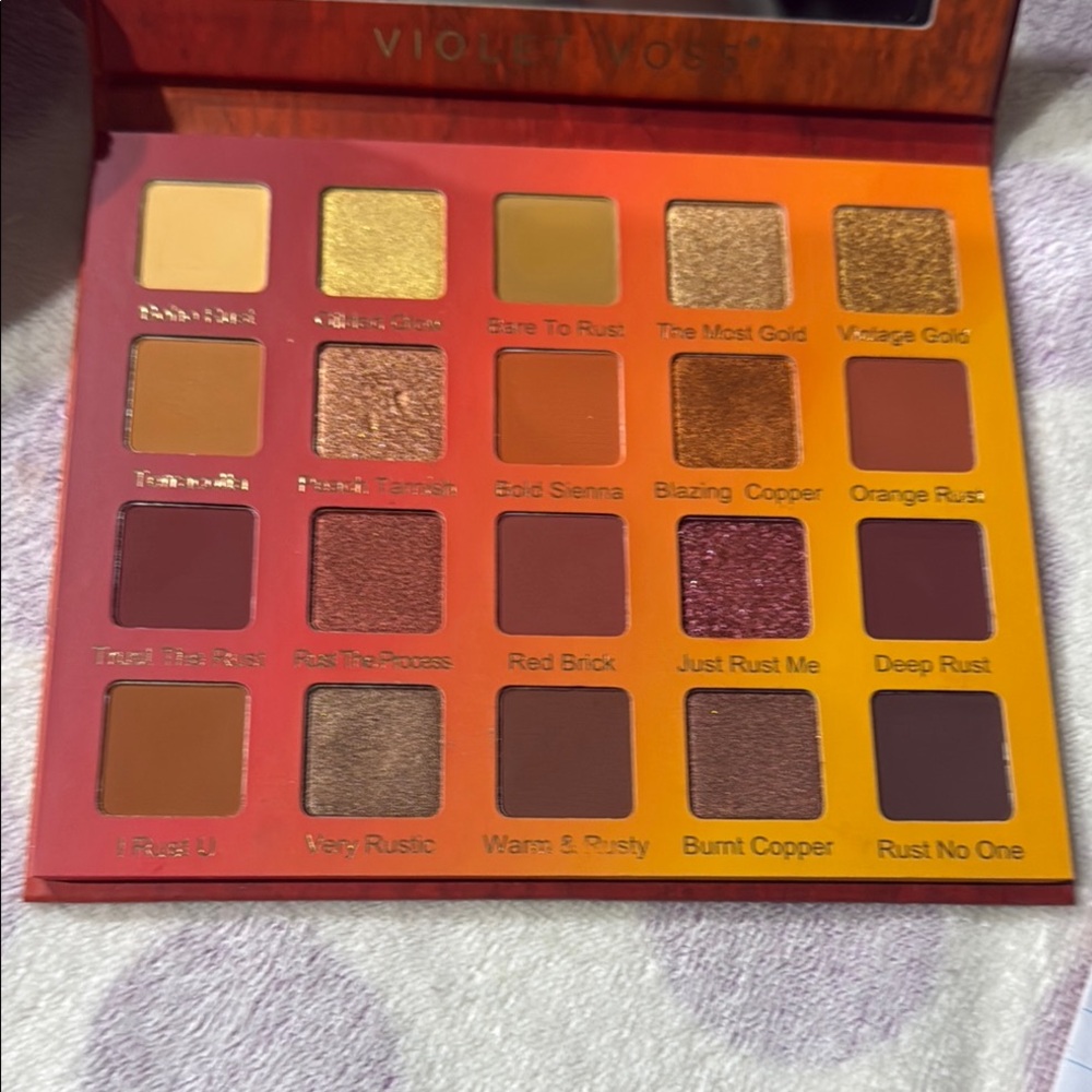 Violet Voss Eyeshadow Palette - Gold, Orange, and Brown Hues